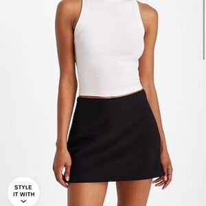 NEW Editor High Waisted Mini Skort EXPRESS